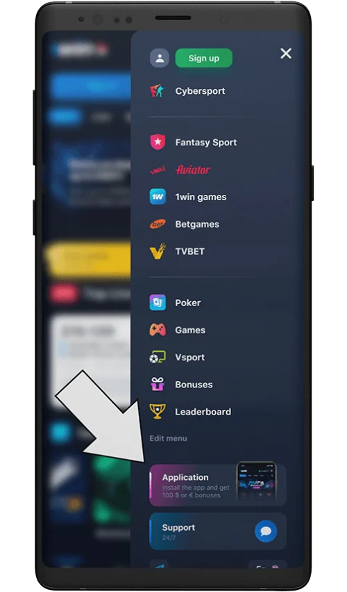 Step 2. Click on the download option from the sidebar.