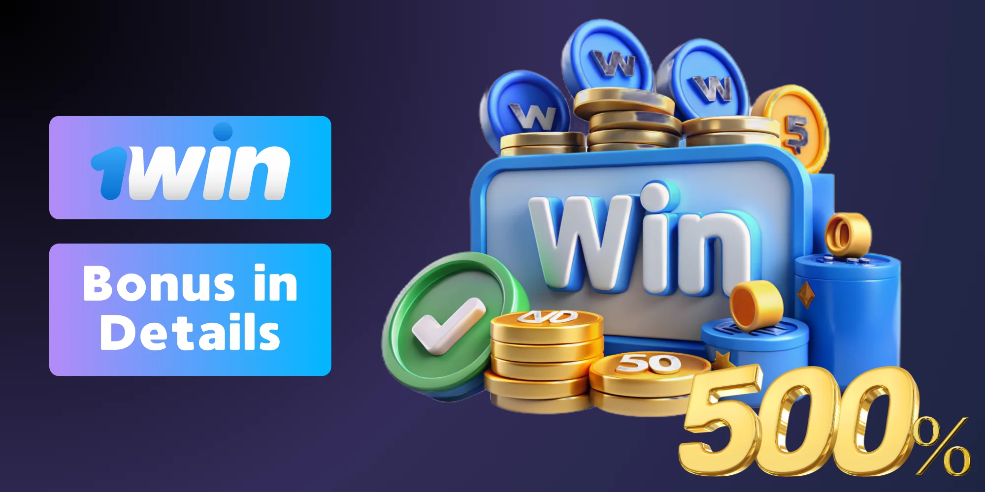 Is there anything better than a 500% welcome bonus from 1win?
